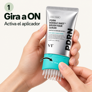 1.  Gira el aplicador a ON