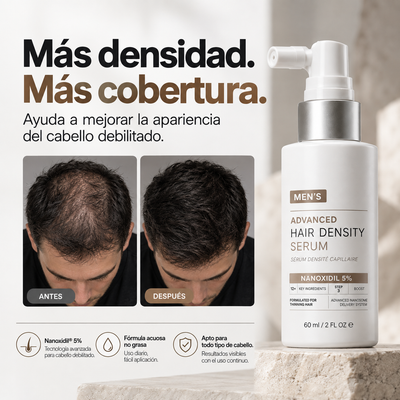 Serum con Nanoxidil 5% para el cabello