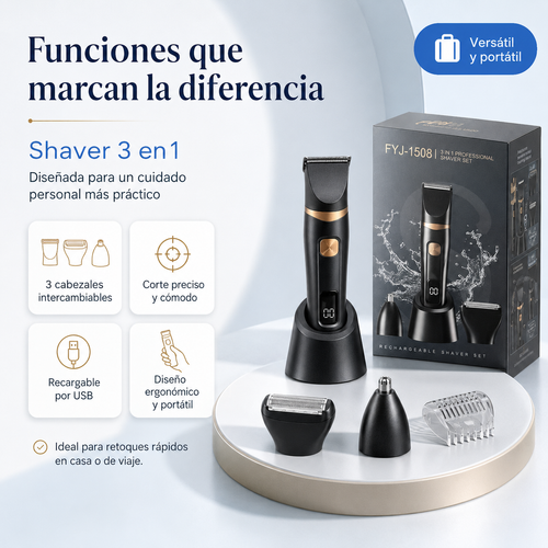 2 Shaver 3 en 1